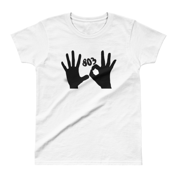 803 Area Code Ladies T shirt On Storenvy