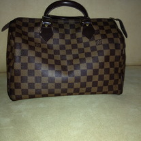 Louis Vuitton Speedy DAMIER CANVAS HANDBAG 