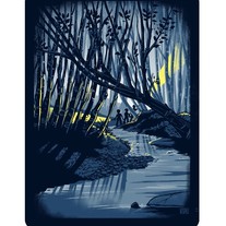 The Haunted Woods - Screenprined Art Print