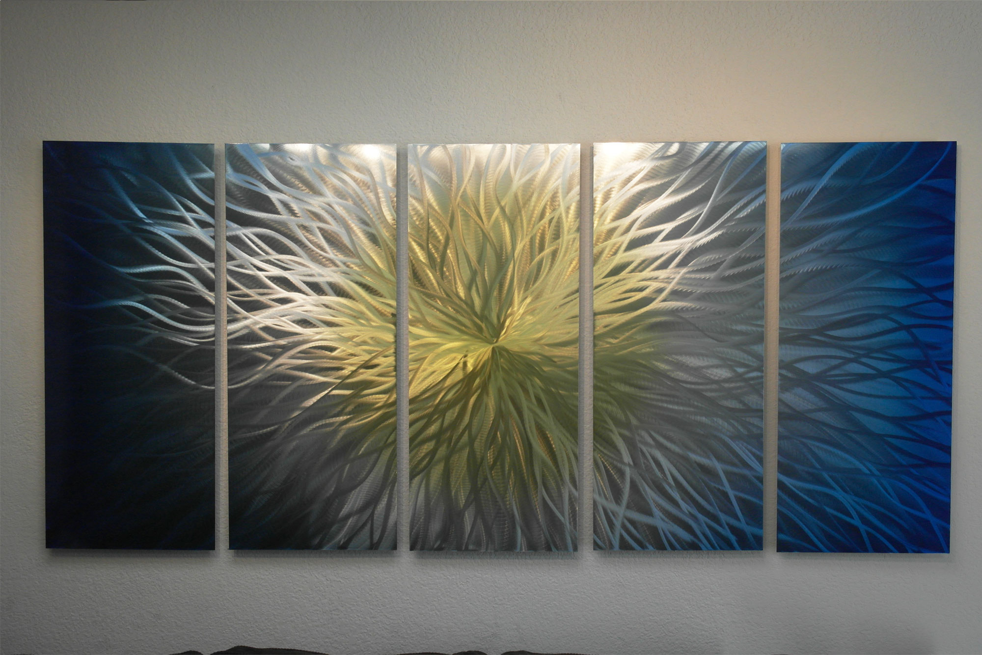 Vortex 36x79- Abstract Metal Wall Art Contemporary Modern Decor