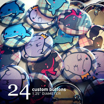 24 custom buttons 