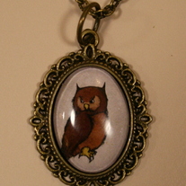 Parchy Owl Necklace