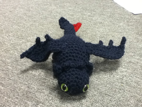 How to Train your Dragon Toothless Nightfury crochet ...