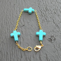 Tri Cross Bracelet