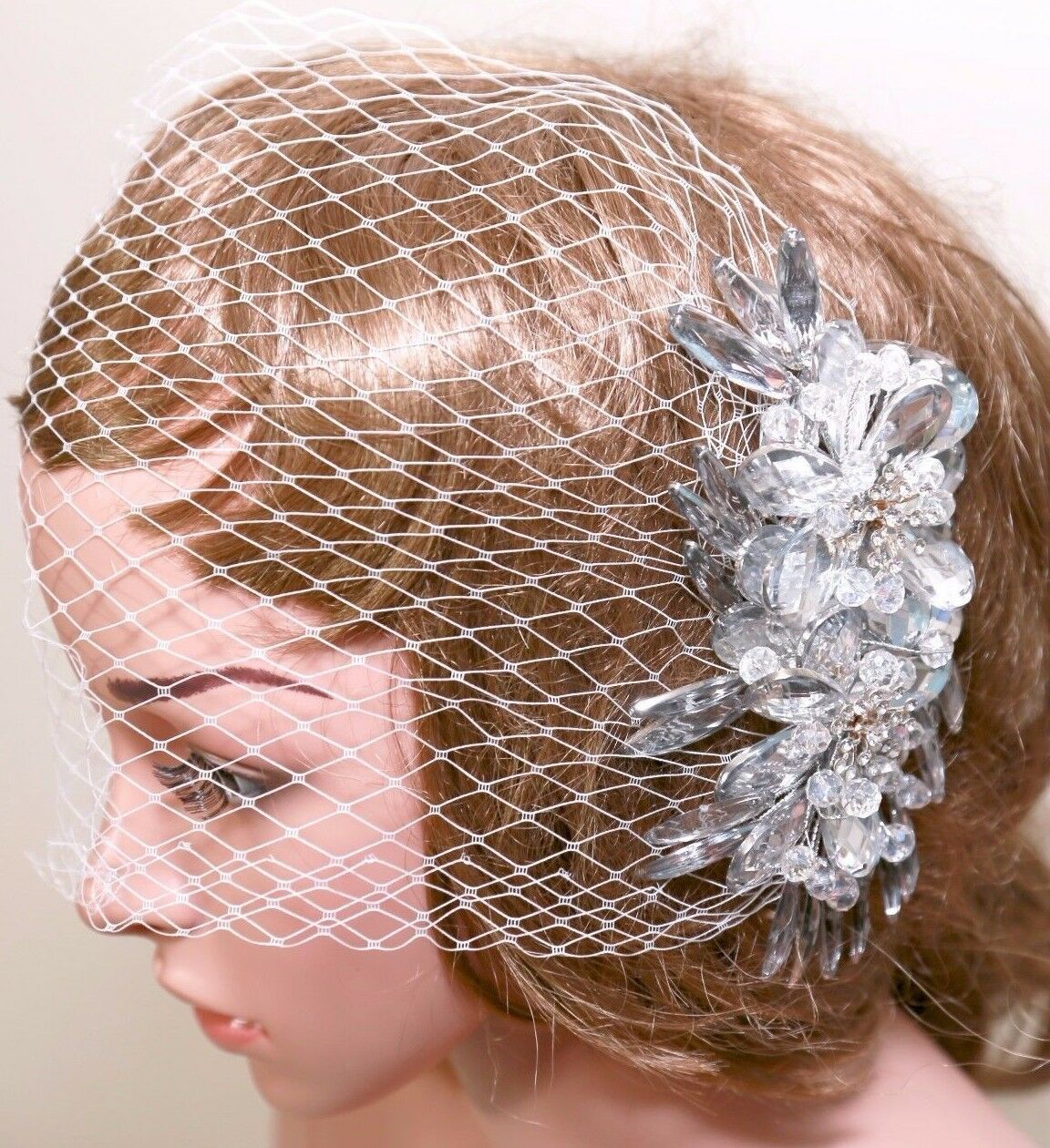 Bridal Rhinestone Comb Wedding Hair Accessories Crystal Headpiece