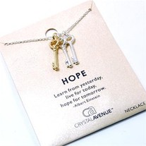 Three Keys Hope Necklace