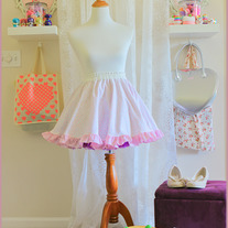 Pink Polka Dot Skirt