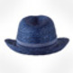 Men's Corn Husk and Matching Stripe Band Trilby - Thumbnail 2