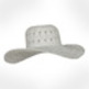 Women's Lurex Crochet Paper Wide Brim Hat - Thumbnail 1