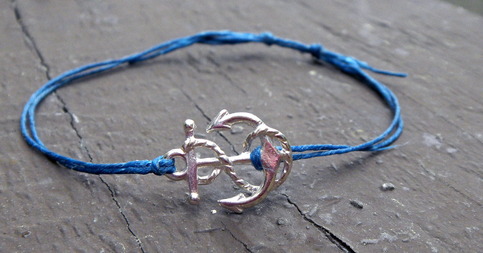 Anchor Bracelet  available in 10 colors!