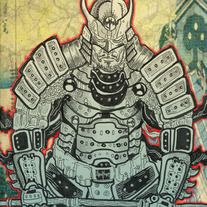Samurai Batman Print
