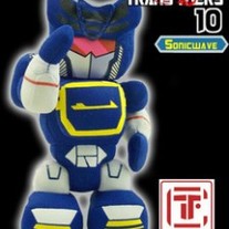 Cute Hand Made Plush Transformers Doll, Soundwave