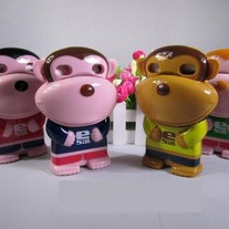 New Big Mouth Monkey iphone 4/4S Case (Mouth can be opened) (#555)