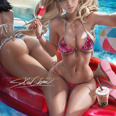 Older ann bikini poster