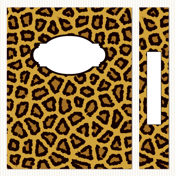 Printable Binder Covers &amp; Spines_Animal Prints · Linda's Digi Creations ...