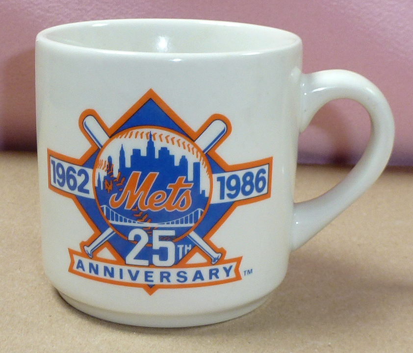 New York Mets MLB Basball 25th Anniversary 19621986 World Series Heavy
