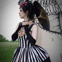 Gloomth's Haunted Circus Star Carousel Dress