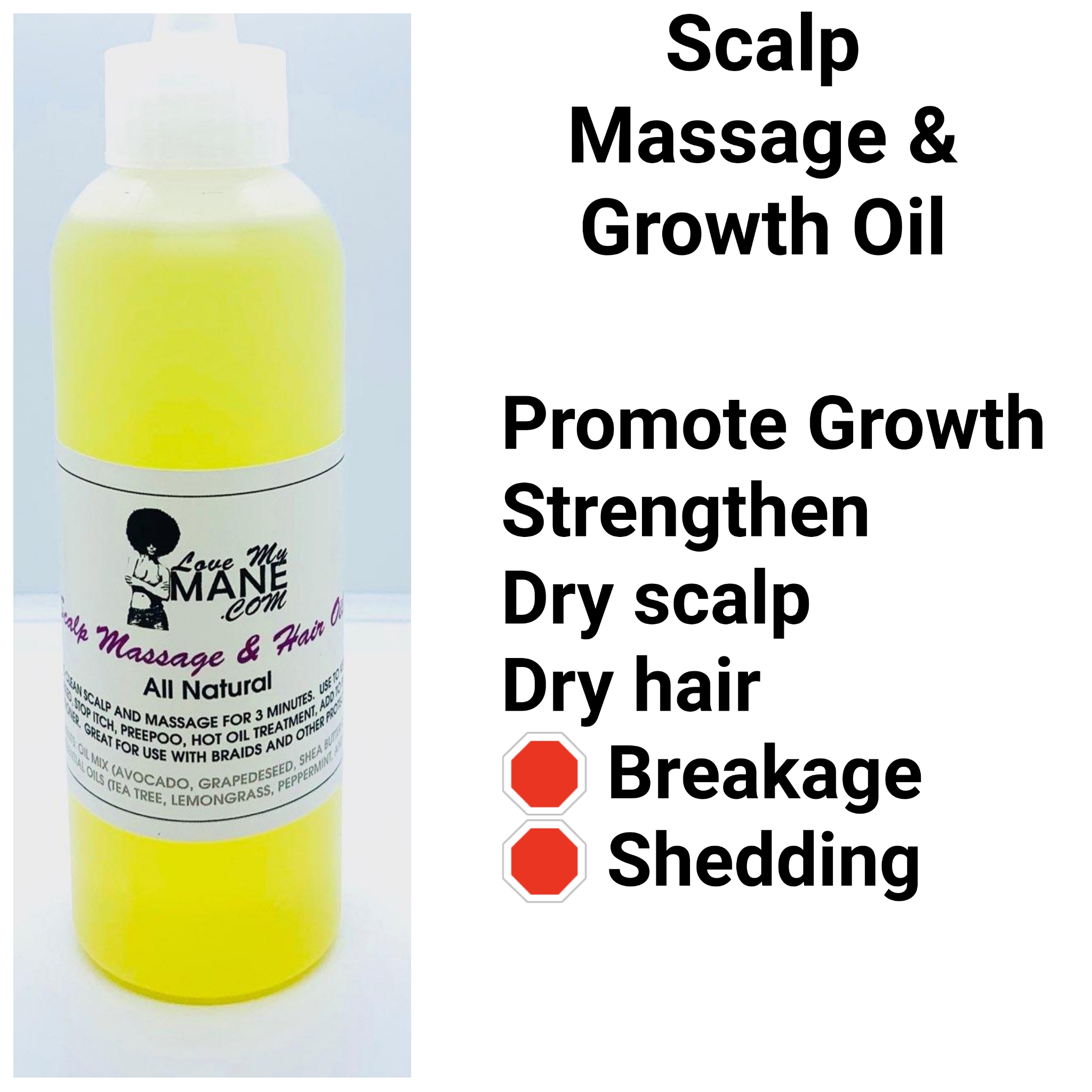 2/20 Scalp Massage & Hair Growth Oil · Love My Mane · Online Store