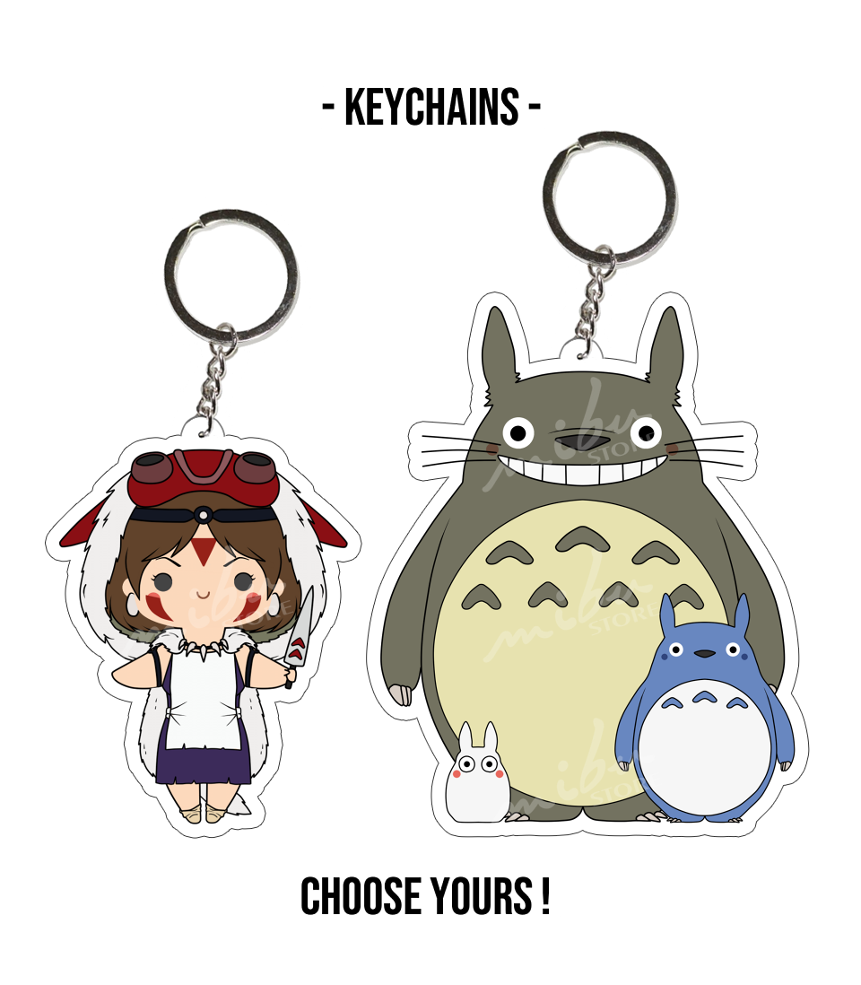MibuStore | Studio Ghibli - Acrylic Keychain