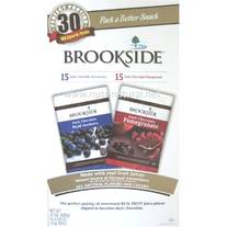 Brookside Dark Chocolate Acai Blueberry and Dark Chocolate Pomegranate 30 Count 100 Calorie Packs