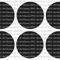 Vinyl Chalkboard Labels Circle Design Choose from 4 sizes