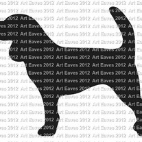 Dog Shaped Chalkboard Labels You Choose from 4 Sizes