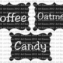 Customized Vinyl Labels Set of 4