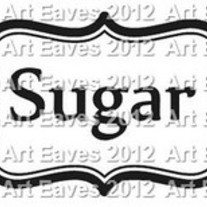 Vinyl Canister Labels Framed Design Set of 4