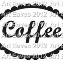 Scallop Oval Border Vinyl Canister Labels Set of 4