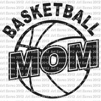 Basketball Mom Vinyl Decal