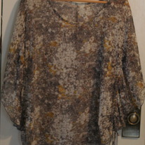 Capricious Floral Batwing Top