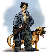 Joe and Cup Character Design Print