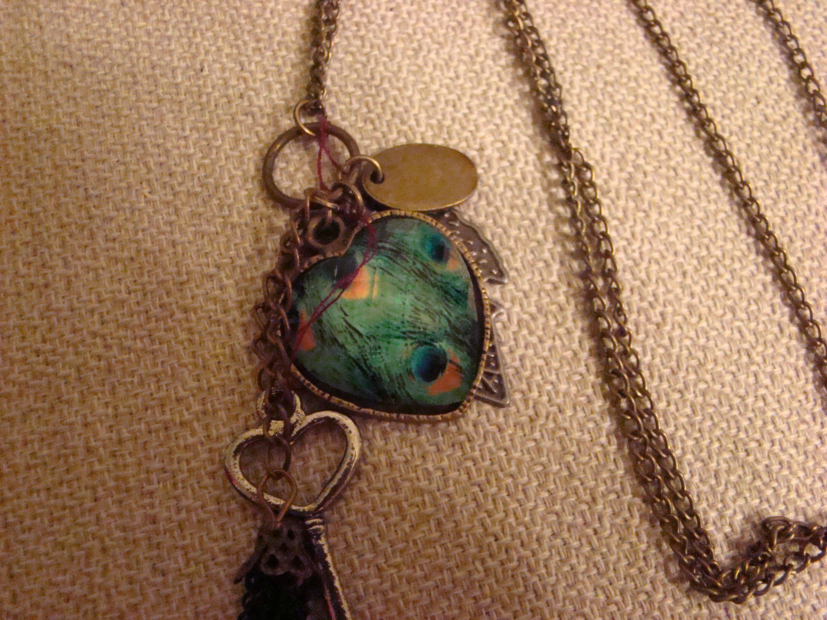 Long Charm Necklace on Storenvy