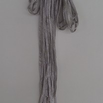 Grey Silk Ribbon Clip