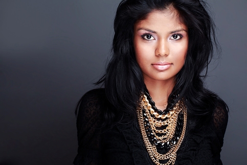 Jungle Chain Necklace -Gold & Black 
