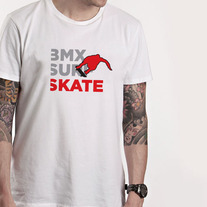 Skate Tee, White