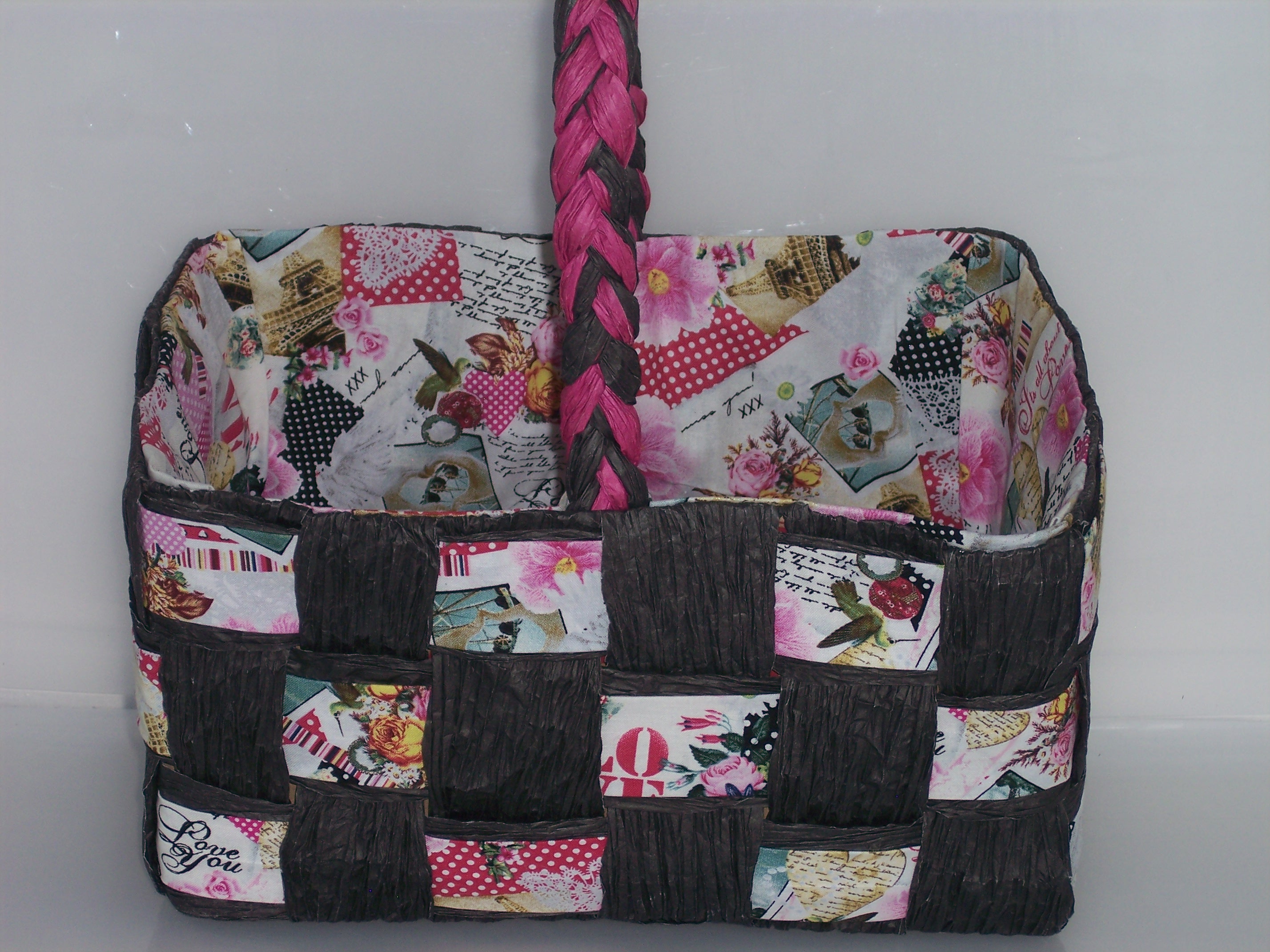 Love in Paris (Black & Pink Baskets) on Storenvy