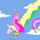 Adventure_time_-_princess_bubblegum_and_lady_rainicorn
