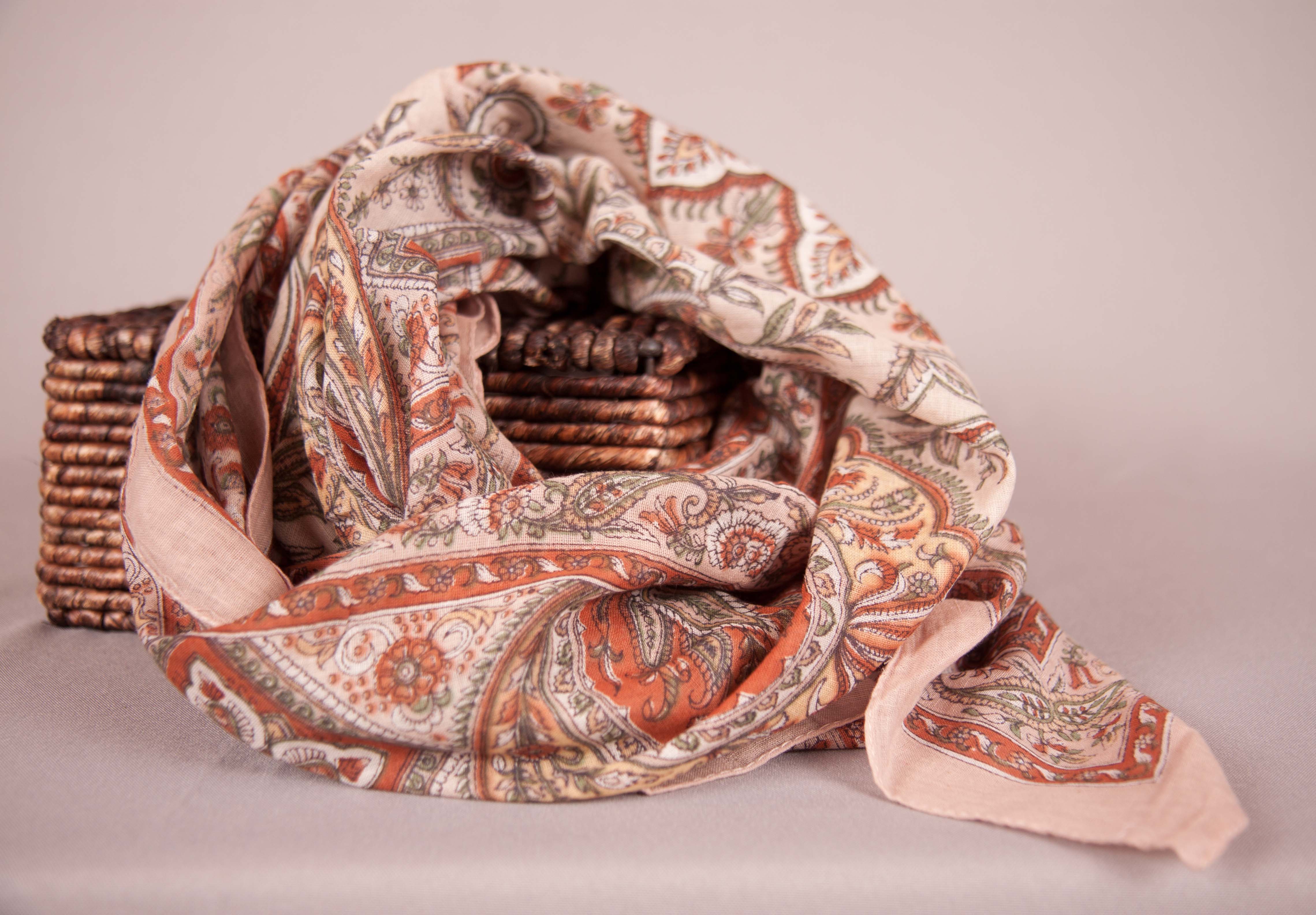 Printed Cotton Scarves on Storenvy
