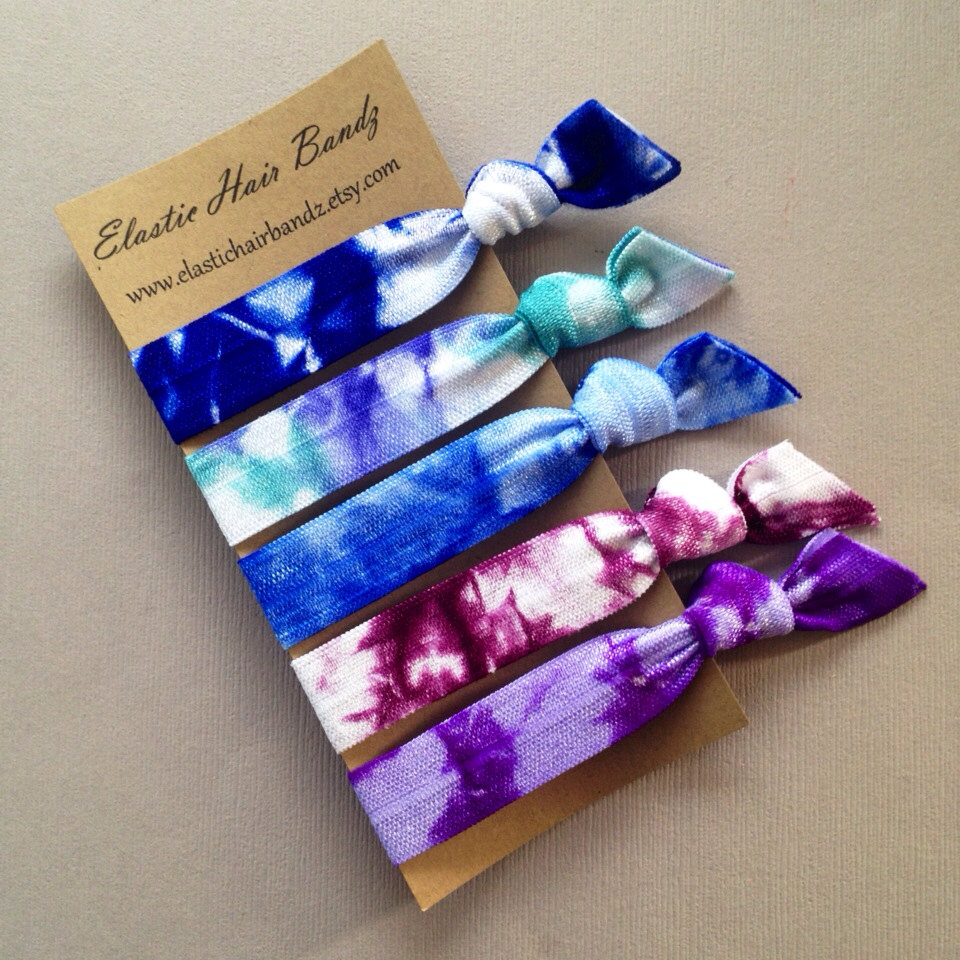 The Kelli Tie Dye Collection Hair Ties On Storenvy