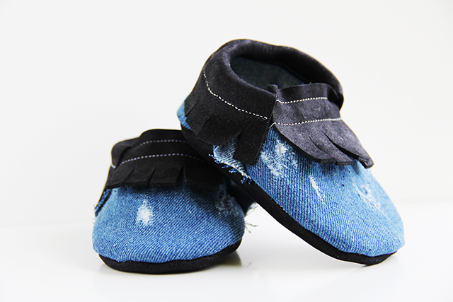 denim moccasins