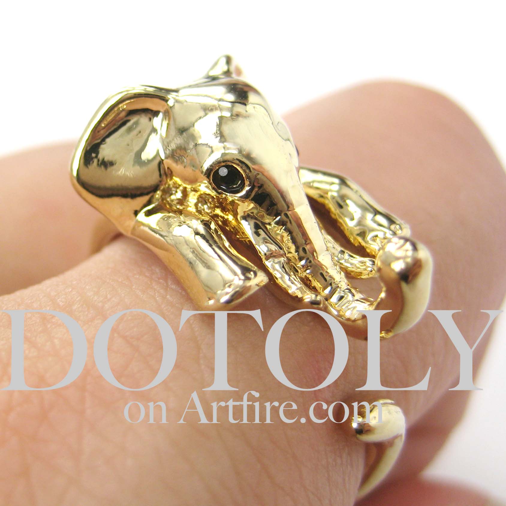 elephant jewelry ring