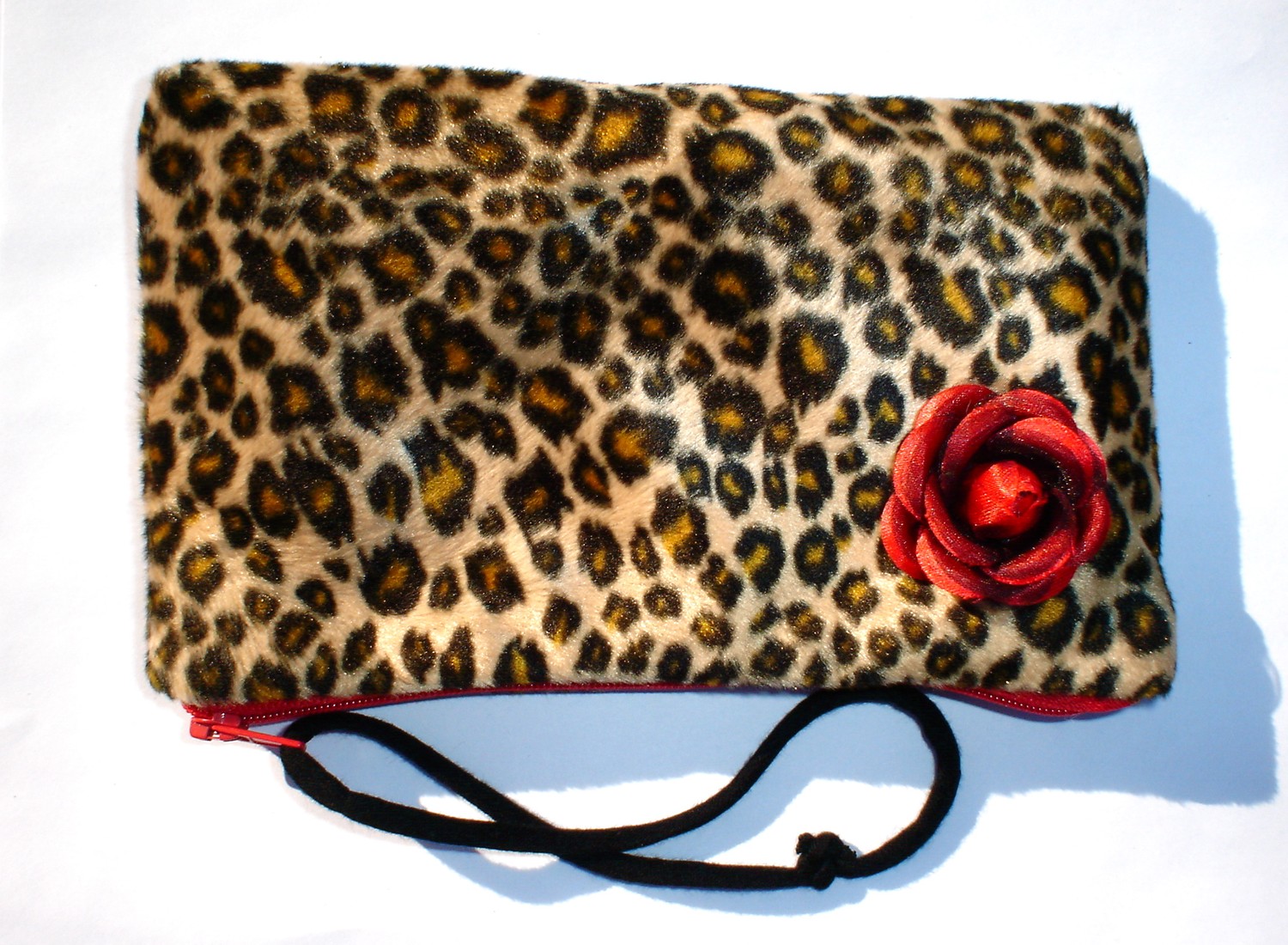 pink fur wallet