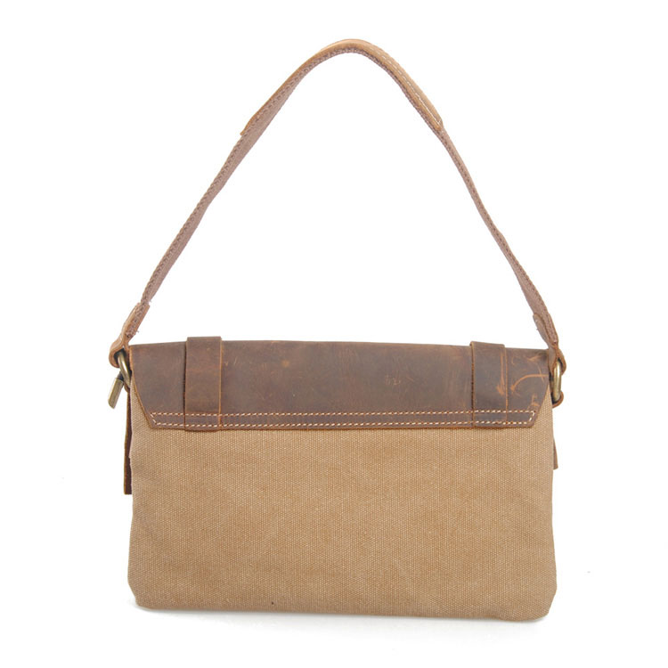 Nice Pink Leather Canvas Messenger Bag on Storenvy