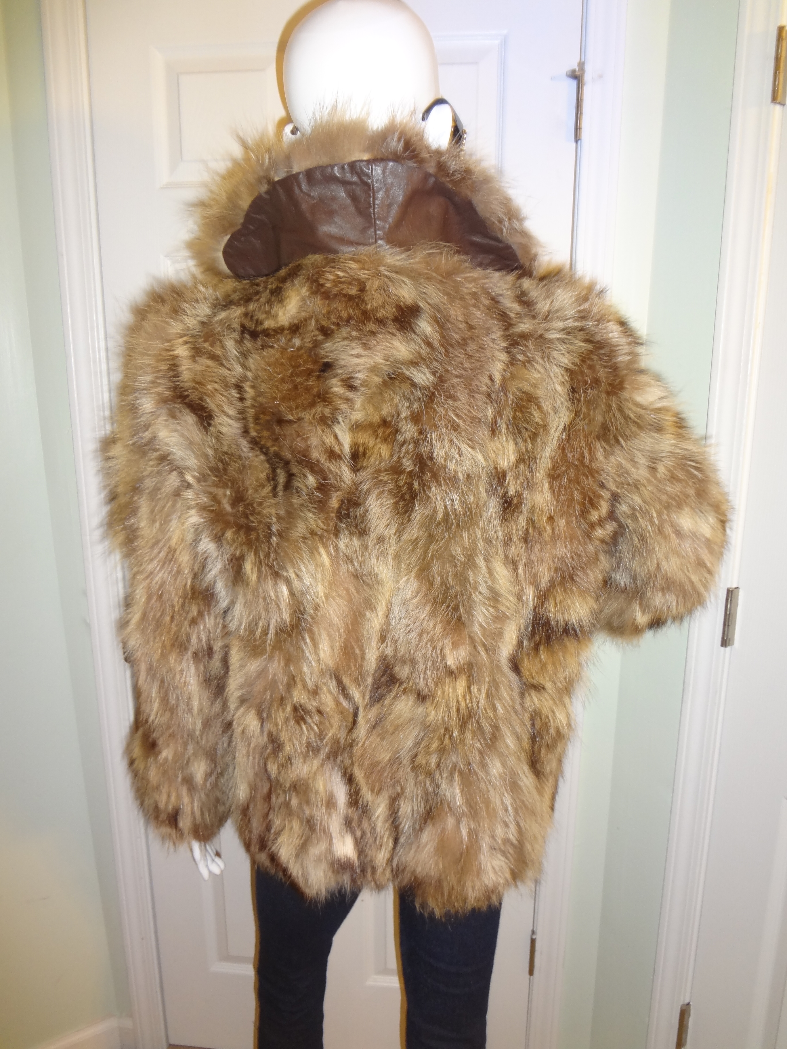 Vintage Furrocious Short Raccoon Fur Coat Size ML on Storenvy