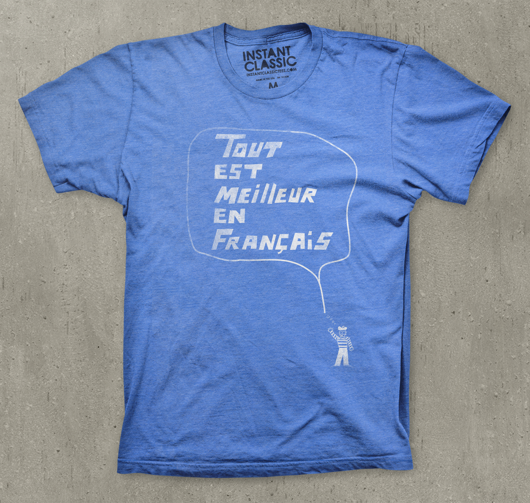 T shirt en francais clearance