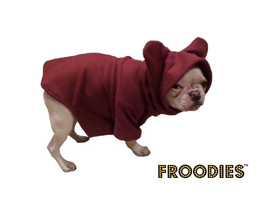 french bulldog fleece jacket