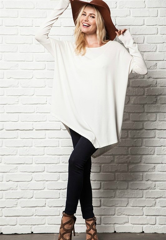 Asymmetrical Long Sleeve Top on Storenvy