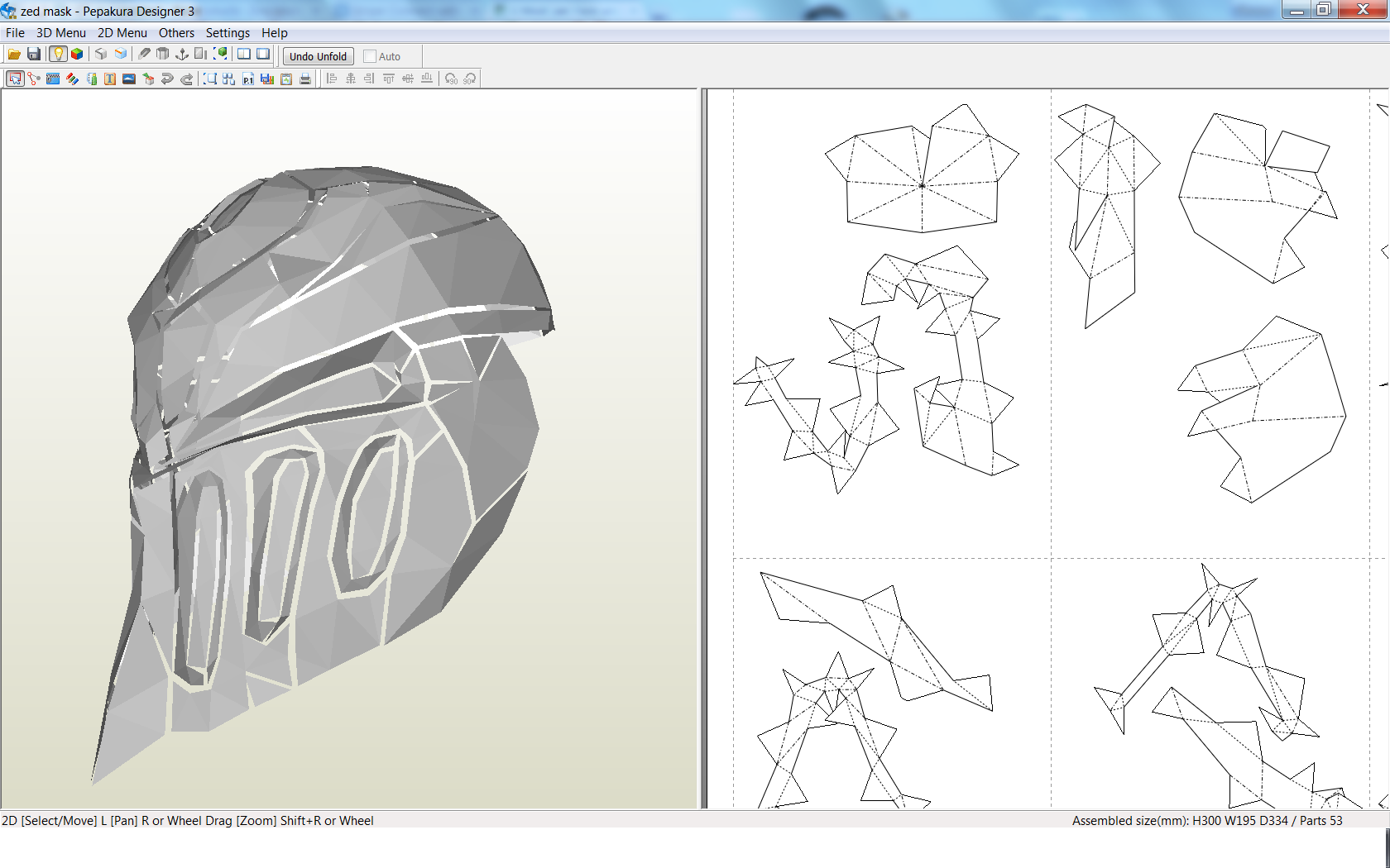 zed mask pdo on