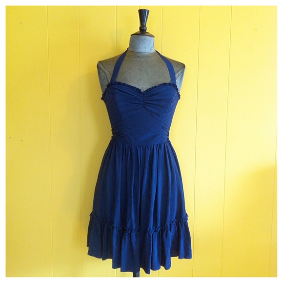 betsey johnson navy dress